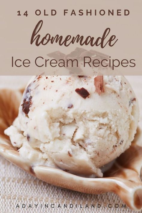 Old Fashioned Homemade Ice Cream, Lunch For One, Homemade Ice Cream Recipes Machine, Ice Cream Maker Machine, Ice Cream Recipes Machine, Cuisinart Ice Cream Maker, Old Fashioned Ice Cream, Cuisinart Ice Cream, Recipes List