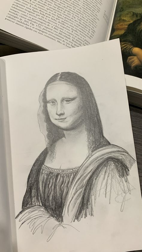 Mona Lisa Sketch, Mona Lisa Drawing, Aesthetic Draw, Denim Art, Grunge Art, Easy Doodles Drawings, Sketches Easy, Simple Doodles, Doodle Drawings