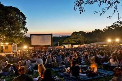 Pop Up Cinema, Light Cinema, Outdoor Movie Theater, Open Air Cinema, Movies Under The Stars, Outdoor Cinema, Outdoor Park, Centennial Park, Drive In Theater