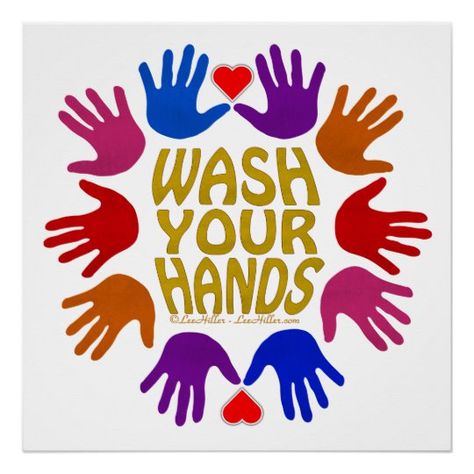 Colorful Wash your Hands Poster | Zazzle.com Hand Hygiene Posters, Wash Your Hands Poster, Wash Hands Sign, Hands Sticker, Hygiene Activities, Hand Washing Poster, Health Fair, Counseling Kids, Poster Design Layout