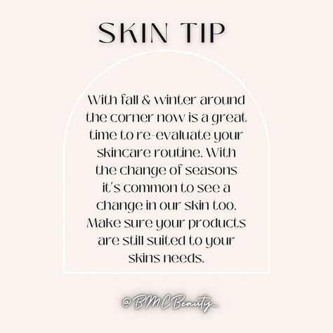 Fall Facial Promotions, Fall Facial Quotes, Posts For Estheticians, Skin Tip Tuesday, Thanksgiving Skincare Posts, Skin Tips Quotes, Fall Skincare Quotes, Fall Spa Specials, Esthetician Skin Care Tips