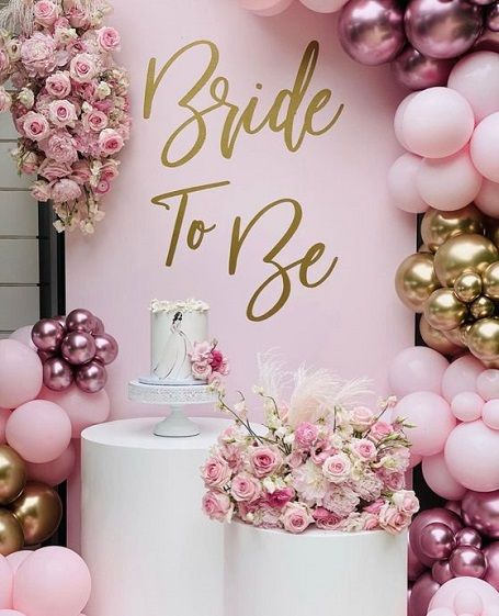 Simple Bride To Be Decoration, Bride To Be Party Decoration, Bride To Be Decoration Ideas, Bridal Shower Deco, Bride To Be Party, Bride To Be Decorations, حفل توديع العزوبية, Bridal Shower Inspo, Bridal Shower Decorations Diy