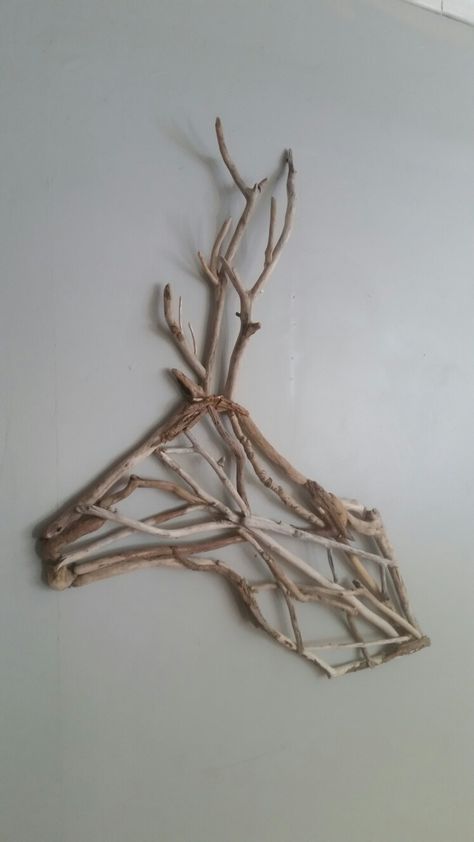 Takken Decor, Tre Kunst, Dekoratívne Vence, Twig Crafts, Driftwood Diy, Driftwood Art Diy, Twig Art, Stick Art, Driftwood Decor