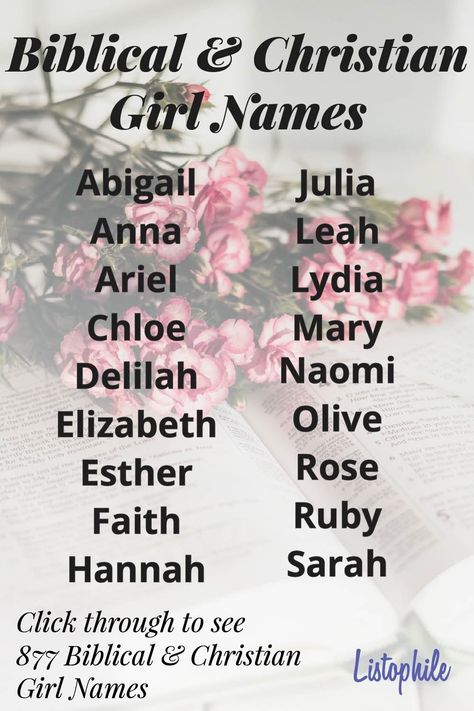 Christian Names Girl, Bible Names For Girls With Meaning, Bible Names With Meaning, Biblical Names Girl, Bible Names Baby Girl, Girl Bible Names, Biblical Girl Names With Meaning, Bible Names And Meanings, Bible Names For Girls