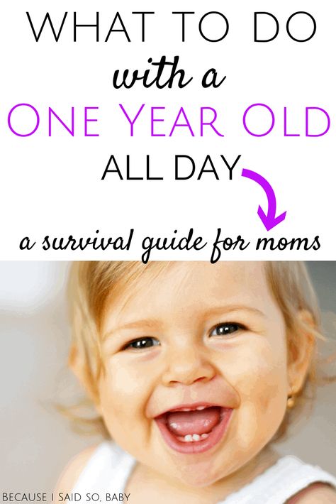 Daily Routine for a 1 Year Old | What to do with a one year old all day | This daily routine is perfect for stay-at-home moms! Find out how to structure your day to keep your toddler happy, plus tons of tips for how to entertain your one year old! #sahm #toddler #routine #dailyroutine #baby #stayathomemom #oneyearold #parenting #activities #easy #mom #motherhood #ideas via @becausebaby Baby Activities 1 Year, Activities For One Year Olds, Toddler Routine, Newborn Schedule, Toddler Schedule, Newborn Hacks, Stay At Home Moms, Baby Sleep Problems, Before Baby