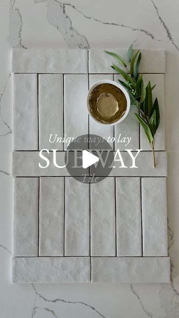 Tara Nelson on Instagram: "Unique Ways to Style Subway Tile 🤍

Subway tile doesn’t have to be basic! Subway tile is a favorite for many reasons but as an interior designer, I love it due to its numerous colors & sizes, and the million and one configurations I can design with it! This tile lay I have been loving lately - bordered stacks! Laying the top row vertical and second row horizontal adds visual interest and gives a modern twist to a timeless subway tile! Another way to do it is having a thick grout line going horizontally and thin grout lines vertically. Oh! The possibilities are endless.

Let me know what you think! Would you try this in your home??

Tile Seen Here: 
Cloé 2.5” x 8” Ceramic Tile in White
$12.44 / sq. ft. or $132.36 / carton(s) from @bedrosianstile

https://www.bedr Square Subway Tile Backsplash, Subway Tile Floor Bathroom, Tile Bathtub Ideas, Same Floor And Shower Tile Bathroom, Tile Pattern Ideas, Rectangle Tile Backsplash Kitchen, 3x16 Subway Tile Bathroom, White Tile Colored Grout Bathroom, Tile Handmade