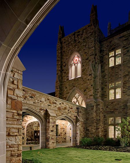 Rhodes College, College Stories, Campus Aesthetic, Boarding School Aesthetic, Brick Archway, School Campus, College Aesthetic, American Gothic, College Study