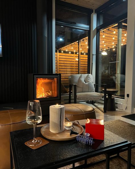 Cuddle up by the enchanting fireplace at our rustic chalet, wine glasses in hand, and a game of 'We're Not Really Strangers' to deepen your connection. Let the ambiance and each other warm your hearts. 🍷❤️ #ChaletRomance #AestheticGetaway #FiresideMagic Rustic Chalet, Romance Aesthetic, Wine Glasses, Fireplace, Romance, Wine, Art