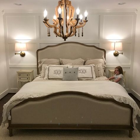 Birch Lane Watson Low Profile Standard Bed & Reviews | Wayfair.ca New Classic Bedroom, Stylish Bedroom Design, Luxury Room Bedroom, Romantic Home, Apartment Makeover, Romantic Home Decor, Standard Bed, Upholstered Panel Bed, Classic Bedroom