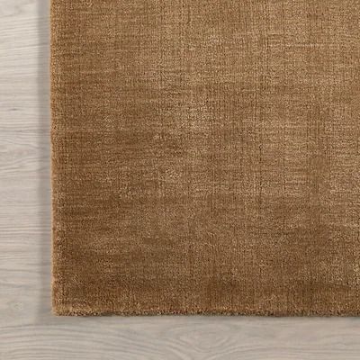 Area Rugs - Bed Bath & Beyond Dark Cream Rug, Brown Leather Couch Rug Ideas, Midcentury Rugs, Wheat Rug, Fawn Rug, Brown Rug Living Room, Apartment Refresh, Camel Rug, Brick Rug