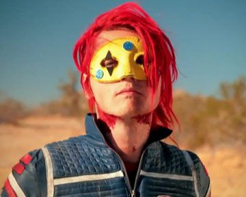 Gerard Way Red Hair, Party Poison, Gerald Way, Danger Days, Comic Book Writer, I Love Mcr, Emo Bands, Gerard Way, Emo Scene