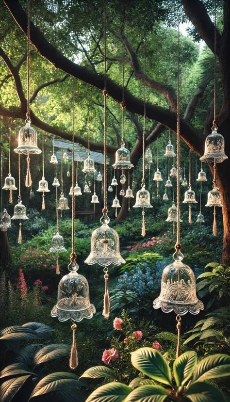 15+ Mystical Witchy Garden Ideas for a Magical Retreat 59 Gothic Garden Decor, Witchy Backyard, Gardening Gnome, Branch Mobile, Mystical Garden, Witchy Garden, Witchy Room, Goth Garden, Healing Garden