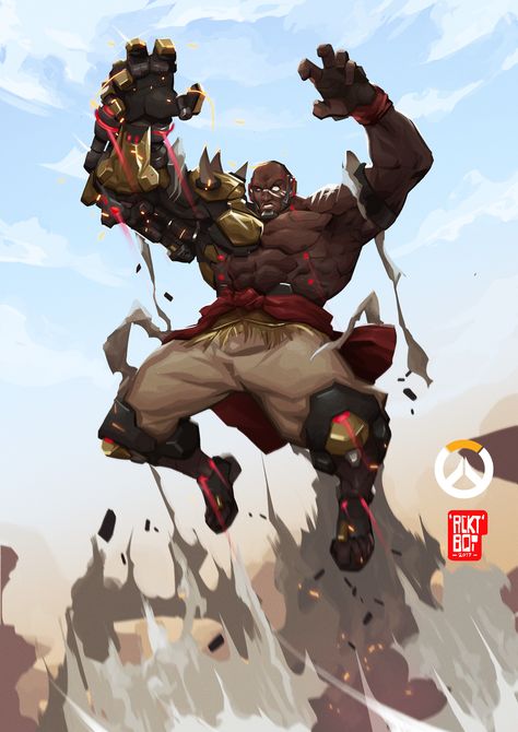 ArtStation - Doomfist FAN ART, Malcolm Wopé Doomfist Fanart, Doomfist Overwatch, Overwatch Doomfist, Up Painting, Overwatch Wallpapers, Heroes Of The Storm, Overwatch Fan Art, Overwatch 2, Crowdfunding Campaign