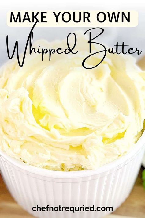 Fresh Cheese Recipe, Flavored Butter Recipes, Butter Recipes Homemade, Butter At Home, 2 Ingredient Recipes, Warm Desserts, Making Butter, Whipped Butter, Flavored Butter