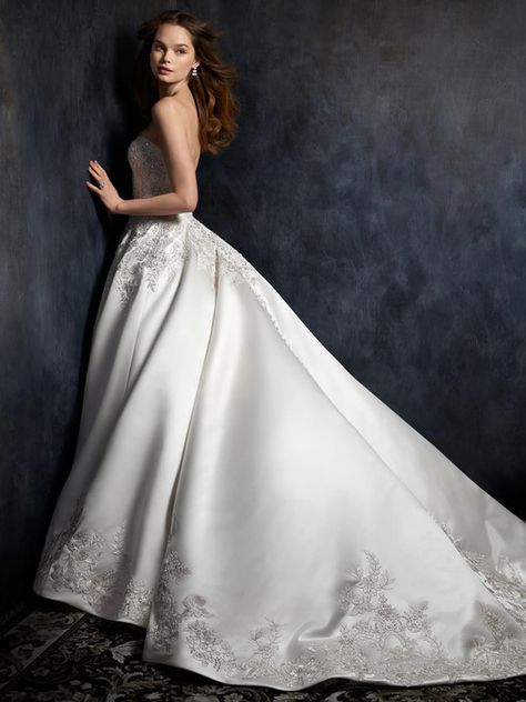 Kenneth Winston Dress IN STORE Kenneth Winston Wedding Dresses, Satin Ballgown, Short Wedding Gowns, Plain Wedding Dress, Kenneth Winston, Couture Wedding Dresses, Bridal Ball Gown, Beautiful Wedding Gowns, Wedding Dress Pictures