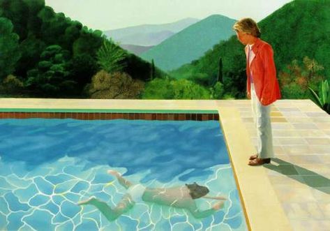 David Hockney Prints, Elizabeth Peyton, Art Schools, Water Print, Water Printing, David Hockney, European Art, Outsider Art, Portrait Artist