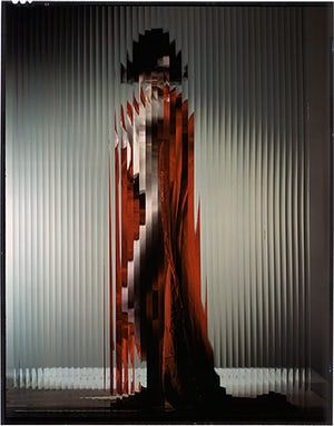 Erwin Blumenfeld: Lisette behind fluted Glass Erwin Blumenfeld, Guy Bourdin, Vogue Covers, 인물 사진, Harper's Bazaar, Architectural Digest, Taking Pictures, New Yorker, Fine Art Photography