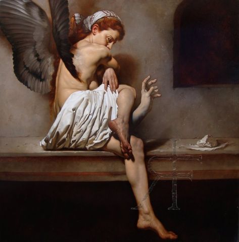 Roberto Ferri’s Baroque and Subversive Painting – AesthesiaMag Historical Art, Moon Oil, Art History Major, Baroque Painting, Ancient Paintings, Baroque Art, Human Soul, Caravaggio, Traditional Paintings