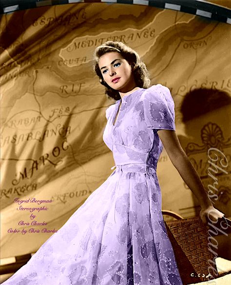 Ingrid Bergman Style, Ingrid Bergman Casablanca, Classic Style Icons, Wonderful Tonight, Flamboyant Natural, Isabella Rossellini, Ingrid Bergman, State Fair, Old Hollywood Glamour