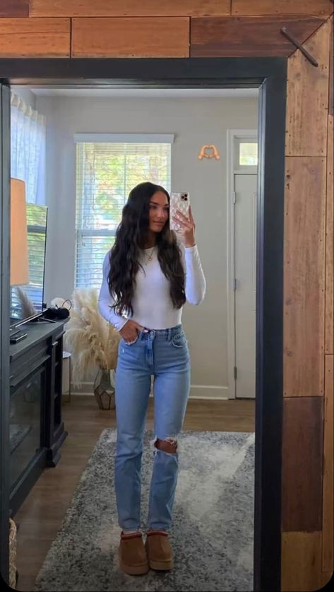 Cold Outfits, Neue Outfits, Cute Fall Outfits, Simple Trendy Outfits, Cute Everyday Outfits, Cute Simple Outfits, Outfit Inspo Fall, Fall Fashion Outfits, Mode Inspiration