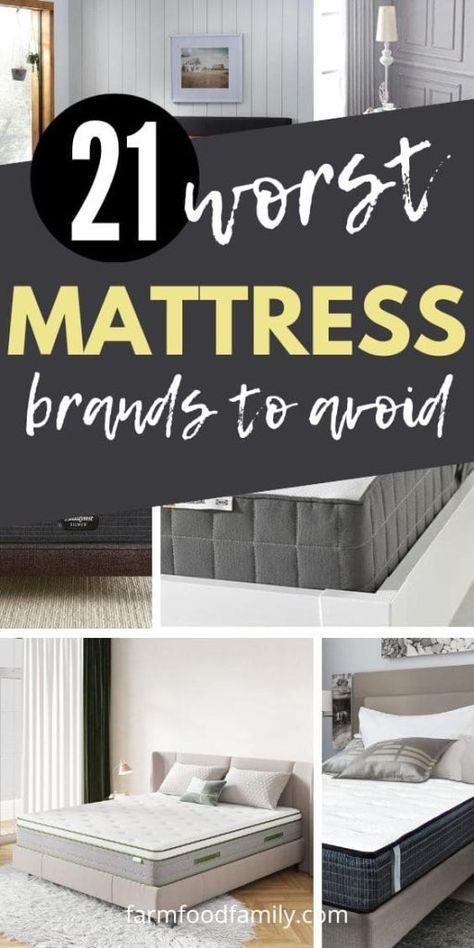 12 Worst Mattress Brands To Avoid (and Most Reliable Brands) 27 Swimming Pool Spa, Mattress Brands, Lighting Design Interior, Diy Garden Projects, Farmhouse Furniture, Best Mattress, Mattress Store, In Law Suite, House Flooring