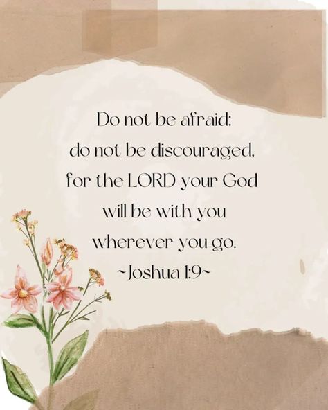 Joshua 1:9 🕊️🤍 Motivational Quotes For Life Bible Verse, Inspirational Quotes Positive Bible, Nice Bible Verses, Christian Bible Quotes Inspirational, Joshua 1:9, Meaningful Bible Verses, Inspirational Words Of Encouragement, Inspiring Bible Verses, Biblical Quotes Inspirational