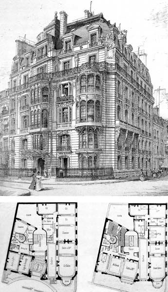 Haussmann Architecture, Paris Buildings, House Structure Design, Parisian Architecture, Plan Paris, Landscape Architecture Drawing, Paris Architecture, Apartment Architecture, Architecture Concept Drawings