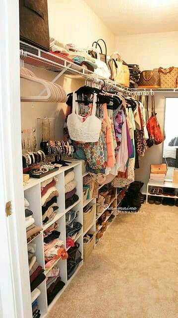 Bedroom Closet Organization, Closet Tour, Dresser Organization, Closet Organization Diy, Closet Decor, Dream Closets, Bedroom Closet, Closet Makeover, Room Closet