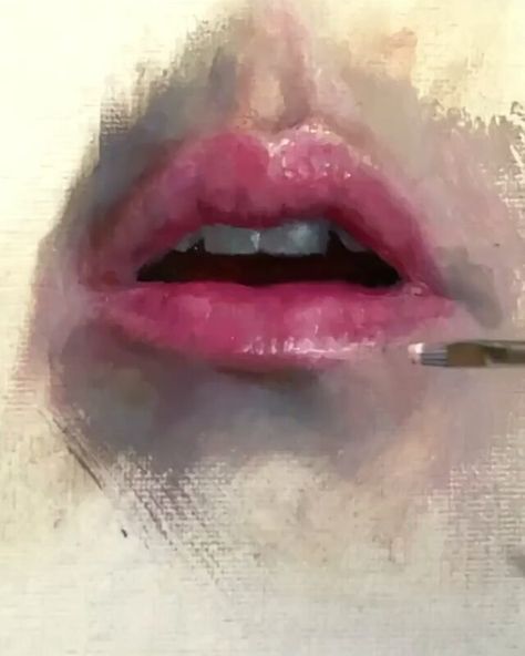 ARTFACE GALLERY🎈 on Instagram: “By  @kristygordonart Follow @that_greatart for more .....  #lips #mouth  #mycloths #figurative  #art #highlights” Mouth Painting, Female Lips, Gcse Art, Artistic Inspiration, Open Mouth, Eye Art, Lip Oil, Figurative Art, Oil Pastel