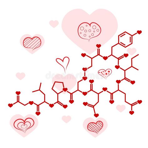 Chemical Formula For Love, Love Chemical Formula, Oxytocin Tattoo, Midwife Tattoo, Medical Doodles, Oxytocin Hormone, Love Chemical, Love Hormone, Molecule Art