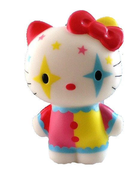 Hello Kitty Figurines, Sanrio Clown, Clown Hello Kitty, Sanrio Figures, Clown Figurines, Sanrio Toys, Cute Clown, Kid Rock, Hello Kitty Items