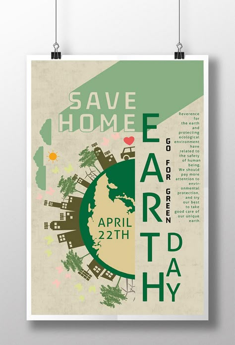 Deforestation Poster, Sustainability Poster, Go Green Posters, Retro Earth, Earth Day Drawing, Environmental Posters, Teachers Day Poster, Earth Day Posters, Future Poster