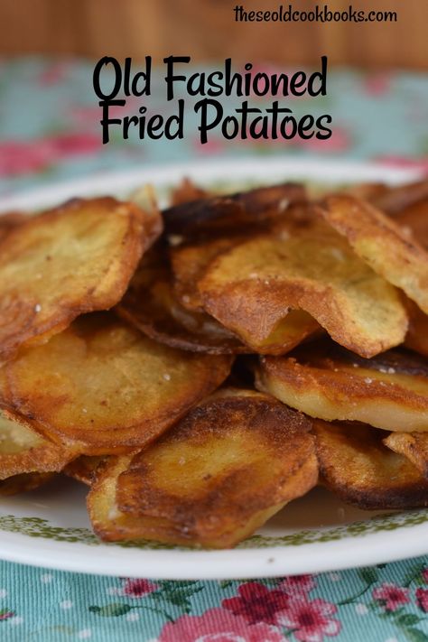 Fried Potatoe Casserole, Fried Potato Sandwich, Fried Potato Recipes Skillet, American Fried Potatoes, Crockpot Fried Potatoes, Old Fashioned Fried Potatoes, Pan Fried Potatoes Sliced, Raw Fried Potatoes, Best Fried Potatoes Recipes