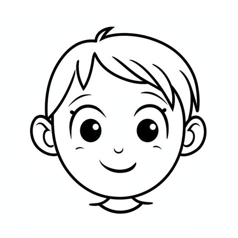 cartoon clipart,face clipart,boy clipart,car drawing,cartoon drawing,face drawing,ring drawing,plate drawing,color drawing,cart drawing,basic simple cute cartoon head outline,isolated on white background,children s coloring page,thick crisp lines,black and white,outline art,coloring book,no noise,nose,smile,head,hairstyle,eye,vertebrate,plant,human body,happy,gesture Cartoon Face Template, Ring Drawing, Head Outline, Plate Drawing, Face Clipart, Clipart Boy, Boy Clipart, Face Outline, Face Template