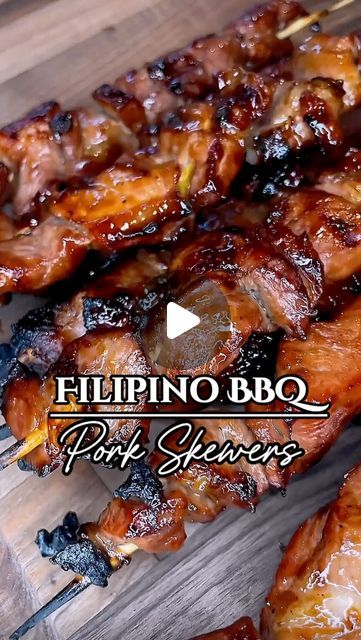 Filipino Pork Skewers, Filipino Bbq Pork Skewers, Filipino Pork Bbq, Filipino Bbq, Chicken Bouillon Powder, Bouillon Powder, Pork Kabobs, Banana Ketchup, Pineapple Skewer