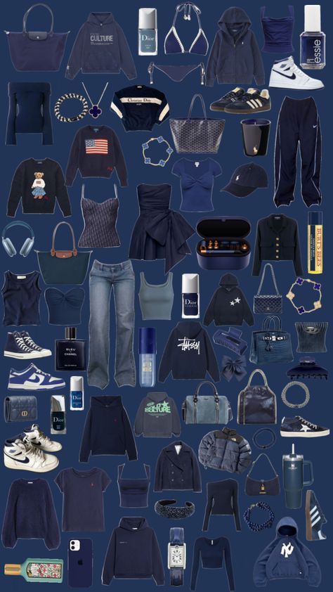 Navy blue💙 #fyp Navy Blue Clothes, Blue Clothes Aesthetic, Navy Aesthetic, Ahs Style, Blue Clothes, Outfit Collage, Outfit Inspo Casual, Clothes Aesthetic, Aesthetic Ideas