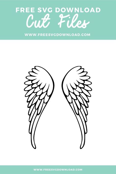 Angel Wings For Cricut Free, In Memory Svg Free, Free Svg Files For Cricut In Loving Memory, Free Memorial Svg Files For Cricut, Angel Wing Clipart, Free Svg Files For Cricut Angel Wings, Free Memorial Svg, Free Angel Svg Files For Cricut, In Memory Of Svg Free