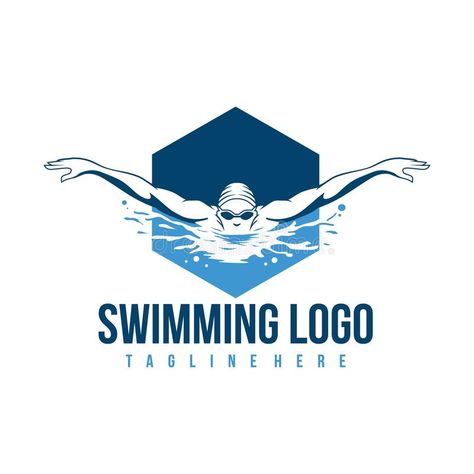 Swim Logo Design, Swim Team Logo, Swimming Logo Design, Olympic Icons, Swim Design, Swim Logo, Swimming Posters, Academy Logo, Team Logo Design