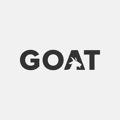 Typographic logos of common words - 38 The Goat Of Football, Goat Logo Design Ideas, Goat Line Art, Goat Tattoo Ideas, Goat Tattoo Design, Venom Tattoos, Goat Wallpapers, Goat Logo Design, Tattoo Goat