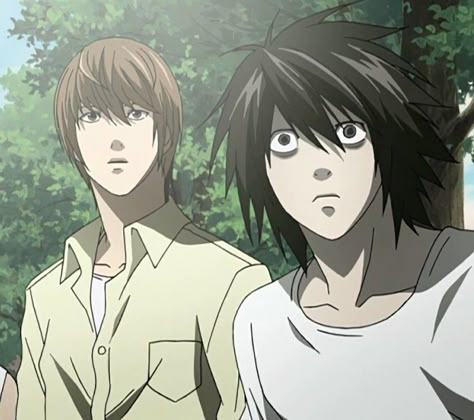 L Lawliet And Light Yagami, L X Light Yagami, Light And Lawliet, Ryuzaki X Light, Lawliet X Light, Light X Ryuzaki, Deathnote Light Yagami, Kira And L, Iphone 11 Prank Picture