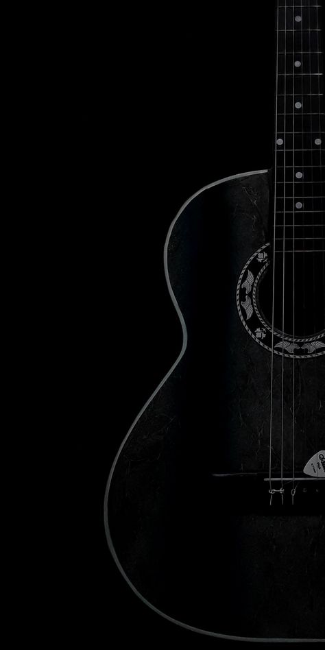 Guitar Asthetics Wallpaper, Black Guitar Wallpaper, Guitar Boy, Classic Guitar, Guitar Player, Black Wallpaper, Music Instruments, Guitar, Wallpapers