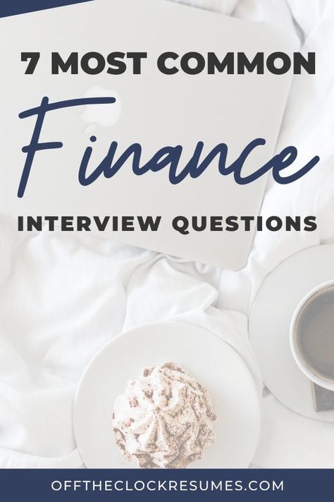 Finance and accounting are very rewarding fields with a great outlook and a lot of upward mobility. But first, you’ve got to get in the door. Get 7 of the most common finance interview questions | Interview Tips Accounting Interview Questions, Career Change Resume, Finance And Accounting, Behavioral Interview Questions, Behavioral Interview, Common Interview Questions, Accounting Jobs, Cash Flow Statement, Job Info