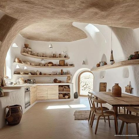 Cob House Interior, Adobe Home, Earthship Home, Sunken Living Room, Adobe House, Cob House, Rustic Home Design, Dome House, Earth Homes