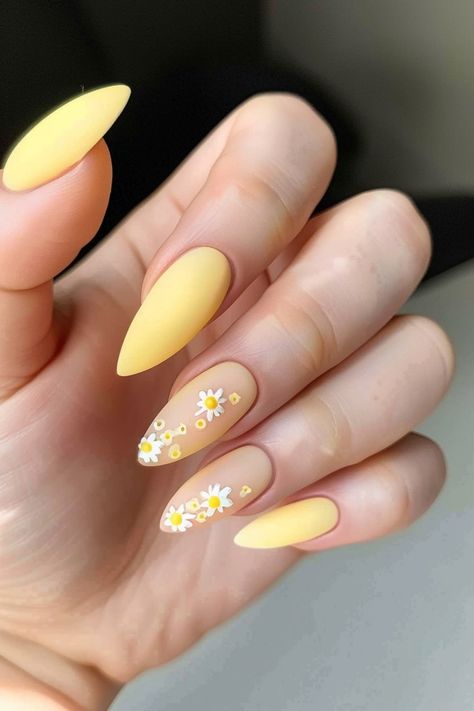 Find the perfect romantic yellow nail design among these 41 exquisite styles. Featuring delicate florals, elegant lace, and sophisticated stripes, these nails are ideal for weddings or date nights. Each design adds a touch of warmth and elegance to your look. Tap the link for more yellow nail style inspiration! Beachy Nail Designs, Manicure Routine, Watermelon Nail Designs, Pumpkin Nail Designs, Neon Yellow Nails, Chic Manicure, Beachy Nails, Yellow Nail Art, Simple Spring Nails