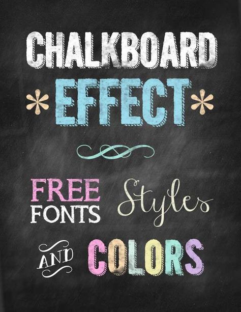 Here are some handy graphic design tips: some free chalkboard styles and effects that you can use in Photoshop for websites and graphic design. There are chalkboard fonts, ornaments, backgrounds, Photoshop styles and effects. Chalkboard Fonts, Blackboard Art Ideas Chalk Lettering, Photoshop Font Effects, Chalkboard Design Ideas, Chalkboard Text, Back To School Chalkboard, Photoshop Fonts, Photoshop Help, Chalkboard Printables