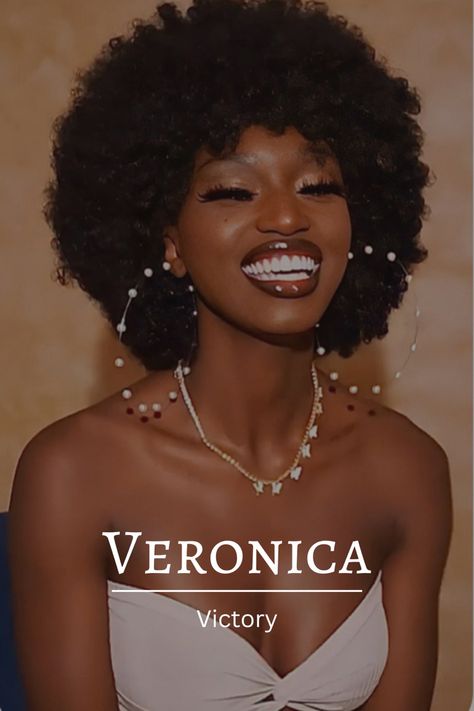 Veronica Name, Veronica Name Meaning, Victory Aesthetic, Kingdom Names, Female Character Names, Fantasy Names, Pretty Names, Name Inspiration, Female Names