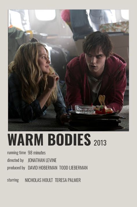 Warm Bodies Movie, Condo Room, Alternative Posters, Romance Movie Poster, Mood Card, Indie Movie Posters, Warm Bodies, Movies To Watch Teenagers, Most Paused Movie Scenes