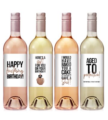 Label Botol, Birthday Wine Bottle Labels, Funny Wine Labels, 30th Birthday Ideas For Women, Birthday Wine Bottles, Birthday Wine Label, Custom Wine Labels, Wine Gift Baskets, Birthday Wine