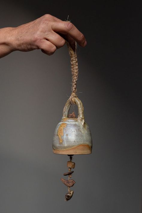 For Whom The Bell Tolls, Pottery Lessons, Beginner Pottery, Ceramic Bell, Ceramic Workshop, Pottery Workshop, Pottery Handbuilding, Art And Craft Videos, Garden Pottery