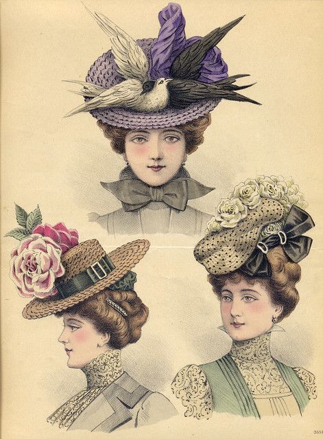 034 | Marion Brégier | Flickr 1900s Hats, Edwardian Hat, Historical Hats, 1910s Fashion, Victorian Hats, Victorian Goth, Fancy Hats, Doll Hat, Retro Mode